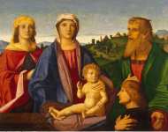 Catena Vincenzo Vincenzo di Biagio Madonna and Child with Saints and the Donator Sacred Conversation - Hermitage